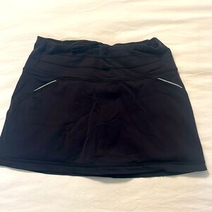 Athleta Black Skirt with Shorts